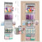 Aeelike Hanging Yarn Storage Organizer, Large Capacity Knitting Storage Bag Organiser with 6 Clear Compartments, Over The Door Yarn Storage, Detachable Knitting Bags for Wool and Needles Storage
