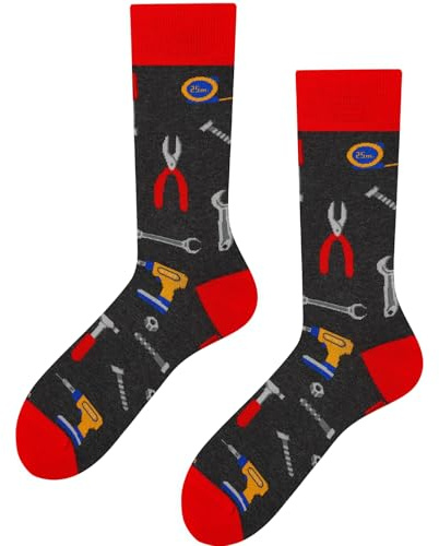 TODO Chaussettes à motifs amusants, multicolores, pour exprimer sa joie de vivre, 43-46