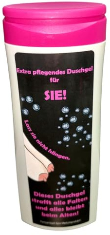 Duschgel Lustiges für Männer Party Witziges Geschenk Gag Artikel Geschenkidee Männergeschenk Geburtstagsgeschenk Spaß Geschenk für Freunde 300 ml (Lass sie nicht hängen)