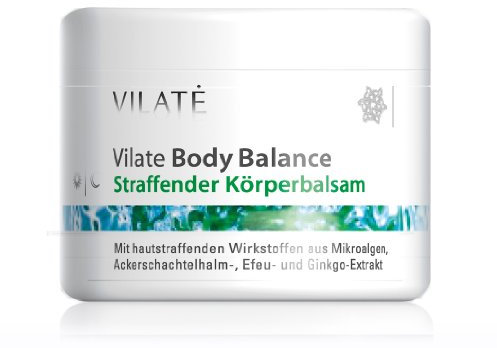 Vilate BodyBalance Straffender Körperbalsam mit Mikroalgenwirkstoff, Efeu und Ginko