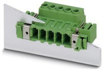 PHOENIX CONTACT DFK-PC 5/3-STF-7,62 Durchführungsstecker, 41 A, 1000 V, 6 mm² Nennquerschnitt, Grün, 3 Anzahl der Potenziale, DFK-PC 5/..-STF Artikelfamilie, 7,62 mm Rastermaß, 10 Stück