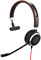 Jabra Evolve 40 UC Mono Headset – Unified Communications Headphones for VoIP Softphone with Passive Noise Cancellation – 3.5mm Jack only – Black