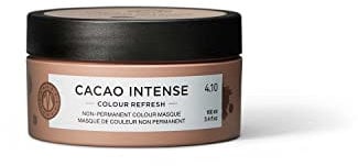 Maria Nila - Colour Refresh Cacao Intense, 100ml - Pflegende Haarmaske mit nicht-permanenten Farbpigmenten - Farbintensivierend oder verändernd - Für braunes Haar - Vegan & Tierfreundlich - Reisegröße