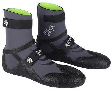 Ascan Star Round - Barco de Neopreno (5 mm), Color Gris