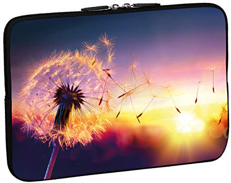 PEDEA Design Schutzhülle Notebook Tasche bis 15,6 Zoll (39,6cm), Dandelion