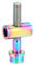 Bicycle Seatpost Screw M5x30/35/40mm Titanium Alloy Bike Seatpost Fixed Bolt Round Head Screw (M5x30-Rainbow)