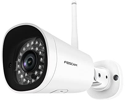 Foscam FI9902P 2 Megapixel Full HD1080P H.264 Wireless/Cavo con Visione Notturna 20 Metri, 3 W, 12 V Compatibile Con Alexa