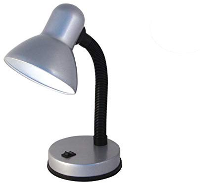 Velamp Tischleuchte E27, Silver CHARLESTON Silber