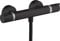 Hansgrohe Ecostat Termostato de ducha Ecostat Comfort visto, negro mate, 13116670