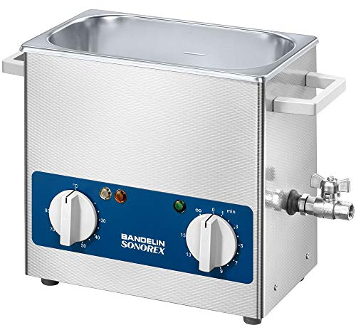 Sonorex Super RK 102 H (3,0 Liter), Ultraschallreinigungsgerät mit 35 kHz Frequenz, Ultraschallbad aus Edelstahl 1.4301, Ultraschall Reinigungsbad mit 120 Watt Ultraschall-Leistung