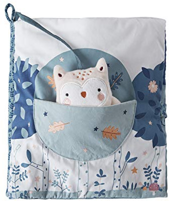 VERTBAUDET Jouet Livre Bébé d'Éveil Peluches en Velours Multicolore TU