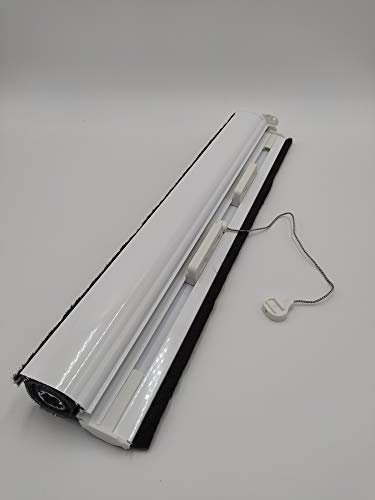 Kit zanzariera avvolgibile in alluminio per finestra da 39 mm (1800 x 2200 mm, bianco)