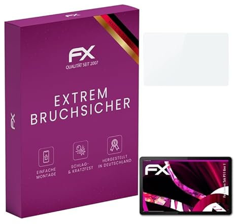 atFoliX Protection Écran Film de verre en plastique compatible avec Lenovo Tab P11 Gen 1 Verre film protecteur, 9H Hybrid-Glass FX Protection Écran en Verre trempé de plastique