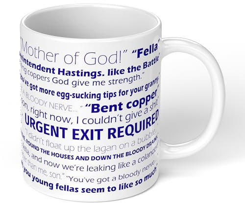 Print Maniacs Personalised Line of Duty Season Police Show Novelty AC12 Christmas Birthday Present Fun Mug Pillow Cushion Gifts (Fun Quotes - Mug)