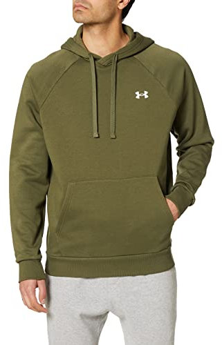 Under Armour Mens Rival Fitted OTH Hoodie - Marine/white - L