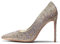 GENSHUO Décolleté con Tacco Alto Donna Tacchi Alti in Strass Oro da 10 cm, Scarpe Sexy a Punta con Tacchi a Spillo, Tacchi da Sposa Glitterati per Matrimonio Stilettos Scintillanti per Feste 37.5EU