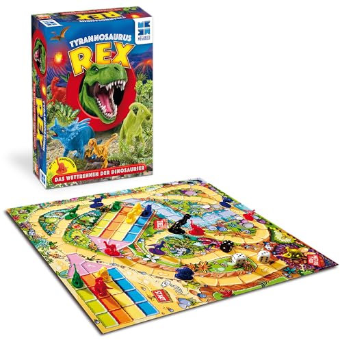 Megableu | Tyrannosaurus-Rex | Dinosaurier Spielzeug | Gesellschaftsspiele für Kinder und Erwachsene | Familienspiele | Geschenke für Jungen und Mädchen | Für 2 bis 4 Spieler ab 6 Jahren