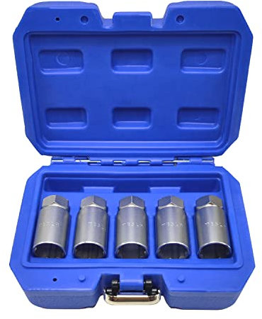 TSPTL 5PCS Wheel Lock Nut Kit, Alloy Steel, for Tesla Model 3, Y, X, S & Cybertruck, OEM 1505610-00-A
