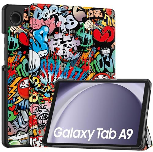 Vakarey para Samsung Galaxy Tab A9 Funda 8.7 Pulgadas,Funda Tablet para Samsung Tab A9 2023 SM-X110/SM-X115,Pintada