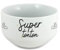 DECOHO - Bol personalisé petit déjeuner ou soupe modèle Super Tonton - Idée cadeau personnalisé pour son oncle - Blanc