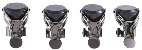 Lckiioy 4 Stück Sealer Bar Stopper Weinflasche Korken Sekt Champagner Kappe Edelstahl Bar Champagner Korken Schwarz Einfach zu bedienen