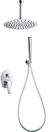 IMEX GPP057 DELOS Conjunto Ducha Monomando Empotrado Paros Cromo