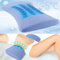Lumbar Support Pillow for Bed Relief Lower Back Pain with Cooling Gel: Lower Back Pillow for Sleeping-Memory Foam Car Seat Cushions for Side, Back&Stomach Sleepers-Back Support Pillow for Chair,Car