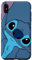 iPhone XS Max Disney Lilo and Stitch Cute Stitch Face Slate Gray Case