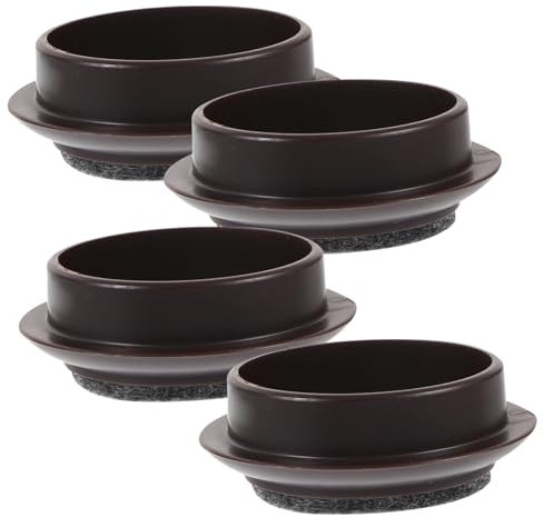 Gadpiparty 4pièces Lot de Protections Feutre pour Meubles à roulettes Anti-Rayures pour Sols