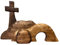 Das Leere Grab Osterszene, Ostern Auferstehung , Das Leere Grab Ostern Szene Und Kreuz Dekoration,Osterszene Dekoration Christliches Zuhause Ornament,Jesus Grab Ostern Für Feiertagstischdekoration
