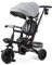 6 In 1 Baby Dreirad Kinderdreirad Mit Schubstange, Kinderdreirad für 9 Monate Bis 5 Jahre Mit Umkehrbarem Sitz, Ausklappbarem Verdeck Mit Sonnenschutz, Kinderwagen Faltbar, Babyfahrrad