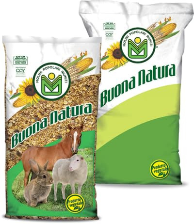 FIOCCATO FATTORIA DELLA NONNA 20KG - Miscela per Erbivori - Conigli, Bovini, Ovini, Cavalli - 20 kg