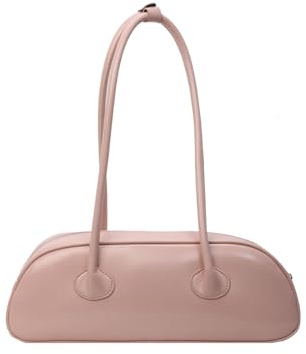 CORIOS Damen Klein Handtasche PU-Leder Schultertasche Wasserdicht Henkeltaschen Mode Unterarmtasche Tragetasche Elegant Henkeltasche Reisen Arbeiten Einkaufen Tote Beutel Rosa