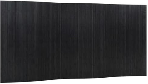 vidaXL Paravent, Raumteiler Pflegeleicht,Trennwand für Wohnzimmer Schlafzimmer Büro, Spanische Wand Sichtschutz, Modern, Schwarz Bambus