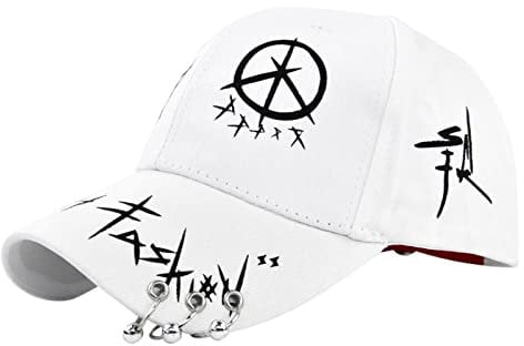 Y2K Hip Hop Kappe Streetwear Gothic Punk Baseballkappe Mit Graffiti Baseboard Basecap Damen Herren Baseball Cap Unisex Sports Golfkappe Verstellbar Sonnenkappe
