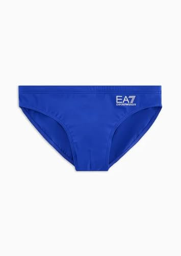 EA7 Emporio Armani Costume Slip Uomo a Vita Bassa con Logo 901005CC703 8058947150595 Blu Blu 30933