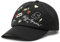 KARL LAGERFELD Damen Charms Baseball Cap Pins Hat Beanie-Mütze, Schwarz, Einheitsgröße