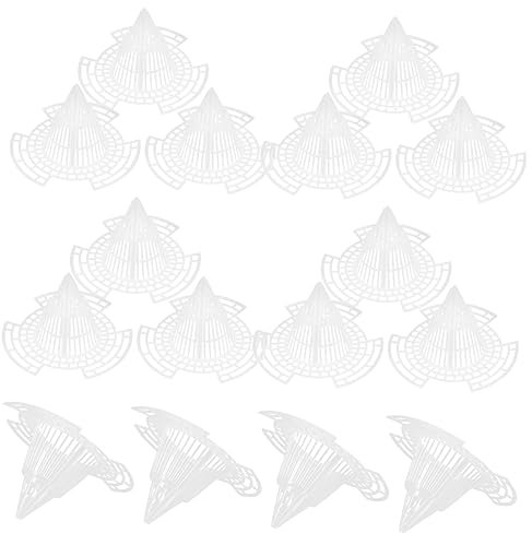 BCOATH 25pièces Tapis Maille Plastique pour Pots De Fleurs Accessoire De Drainage Respirant pour Plantes Pot Prévention Décomposition des Racines pour Jardinage Bacs à Fleurs