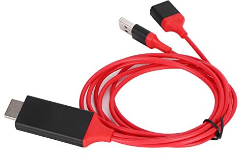 Dal Telefono Cellulare Alla TV 1080P HDTV Universale per AV Cavo per Telefono Cellulare Tablet Cavo di Ricarica del Telefono Al Connettore USB USB è