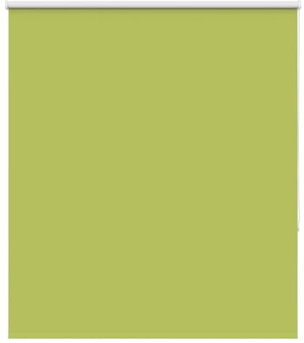 vidaXL Verdunkelungsrollo Grün 135x175cm Stoffbreite 131,6cm Polyester, Rollo, Klemmfix, Thermorollo, Verdunklungsrollo, Klemmrollo, Fensterrollo