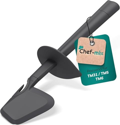 Aiyraa Spatule Thermomix pour Thermomix TM6 TM5 TM31, remplacement pour Vorwerk Thermomix, grattoir à pâte, miracle, spatule, cuillère pour robot de cuisine, accessoires de qualité alimentaire,