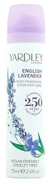 Tropical Gold Yardley English Lavender Body Spray, 75 ml – Compatible with Yardley London Fragrances