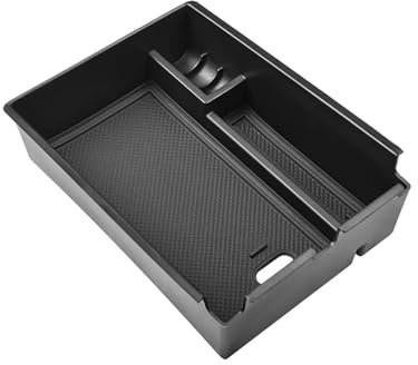 YBFYTUSE Consola Central Caja Bandeja Organizadora para Accesorios Coche para Kia para Sportage 5 NQ5 2023-2024 Reposabrazos De Consola Central Reposabrazos Organizador(Black Line)
