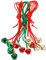 YARNOW 36Stücke Weihnachtsglocken Halsketten Weihnachtsbaum Anhänger Für Dekoration Für Festlichkeiten Für Weihnachtsfeiern Und Heimdekoration