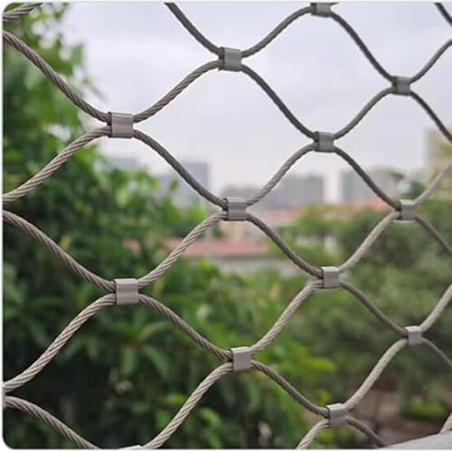 EZAYMSNY Edelstahl Gitter Hasendraht Drahtgitter Volierendraht Gitter Hasendraht 100cm Hoch 5m Feinmaschig Drahtgeflech für Balkon Gartenzaun Weidezaun Schutz Vielseitige (1x5m)