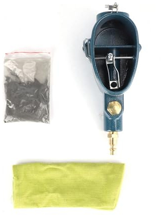 Druckluft Zündkerzen Reiniger, Sandstrahlgerät mit Schleifmittel, 1/4 Anschluss - Effektive Kohlenstoffentfernung, Robust und Benutzerfreundlich, Für Werkstatt und Heimgebrauc