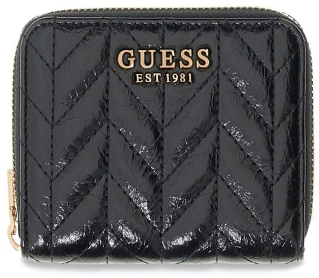 GUESS Geldbörse Cheryl SLG Zip Around Wallet Black schwarz