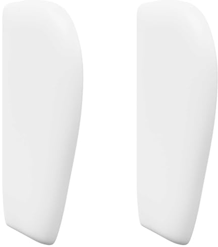 vidaXL Kopfteil Ohr Reinweiß 40 x 23 x 6 cm Schaum und Holzwerkstoff, Moderne Schlafzimmermöbel, minimalistisches Kopfteil, robuste Sperrholzstruktur, stilvolles Design, gemütliche Soft-Touch-Oberfl ä