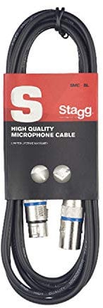 Stagg SMC6 BL 6m S-Series XLR to XLR Microphone Cable - Blue