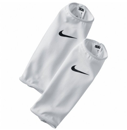 Nike Unisex – Erwachsene Guard Lock Schienbeinschoner-Ärmel, White/Black/Black, XS